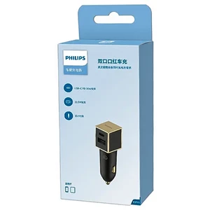 شارژر فندکی فست شارژ ۲۲.۵ وات فیلیپس (Philips) مدل DLP4106B/933
