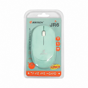 ماوس بی‌سیم جرتک مدل JR6 رنگ سبز (Jertech JR6 Wireless Mouse)3
