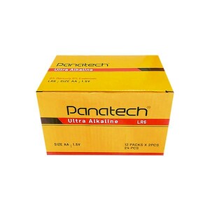 باتری قلمی اولترا آلکالاین پاناتک مدل LR6 بسته ۲ عددی | باتری AA ۱.۵ ولت Panatech Ultra Alkaline2