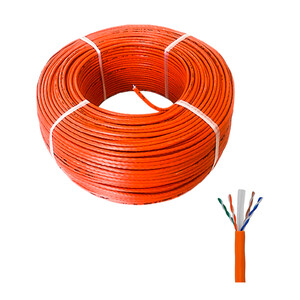 کابل شبکه ۳۰۵ متری نگزنس Cat6 UTP مغزی CCA ضخامت ۰.۵ (Nexans)