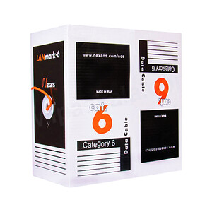کابل شبکه ۳۰۵ متری نگزنس Cat6 UTP مغزی CCA ضخامت ۰.۵ (Nexans)