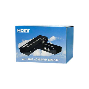 مبدل و اکستندر 120 متری KVM HDMI مدل 4K (انتقال تصویر و USB روی کابل شبکه)3