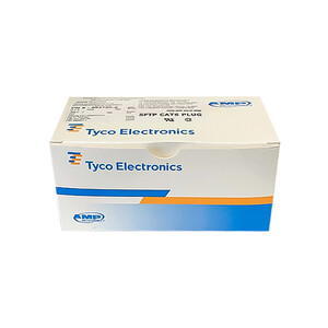 سوکت شبکه CAT6 SFTP فلزی و شیلددار برند AMP (بسته ۱۰۰ عددی) 2