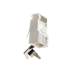 سوکت شبکه CAT7 SFTP شانه‌دار فلزی (بسته ۲۰ عددی) 2