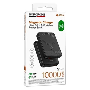 شارژر همراه وایرلس مگنت بروفون مدل BJ82A ظرفیت 10000mAh | فست شارژ 22.5W و PD 20W5