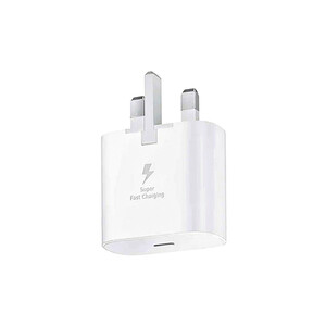 شارژر دیواری سوپر فست شارژ 25 وات سامسونگ مدل TA800 (سه پین)