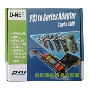 کارت USB 2.0 پی‌ی‌آی D-NET مدل 008 چهار پورت | افزایش پورت USB دسکتاپ 2