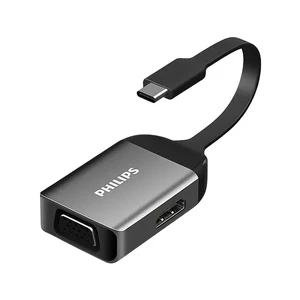 مبدل تایپ سی به HDMI و VGA فیلیپس مدل SWR1607AM/93 (تبدیل کمبو)