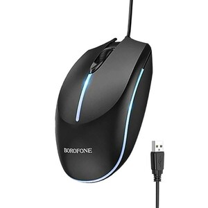 ماوس گیمینگ سیمی بروفون مدل BG10 با نورپردازی LED