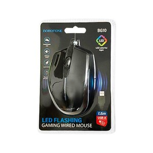 ماوس گیمینگ سیمی بروفون مدل BG10 با نورپردازی LED