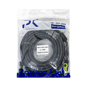 کابل HDMI کنفی پاورلینک (PK) طول ۱۰ متر (ضخیم و ضد گره‌خوردگی)