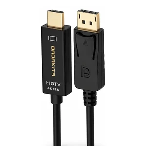 کابل تبدیل DisplayPort به HDMI برند باداکیتا (Badakita) طول 1.8  متر (4K/60Hz)