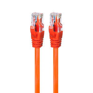 پچ کورد و کابل شبکه CAT6 برند نگزنس (Nexans) طول 15 متر (رنگ نارنجی)