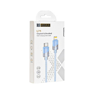 کابل شارژ سریع تایپ سی به لایتنینگ (آیفون) نکسا مدل L71 توان 27  وات (طول1.2  متر)