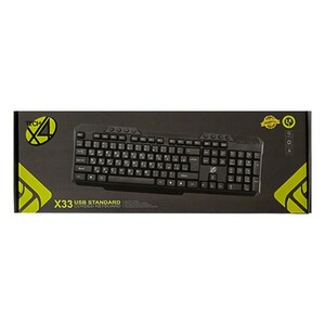 کیبورد سیمی مالتی مدیا ایکس فور تک (X4TECH) مدل X33