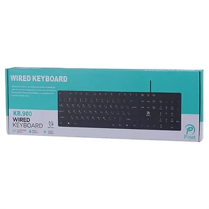 کیبورد سیمی پی نت (P-net) مدل KB-900 با حروف فارسی 4