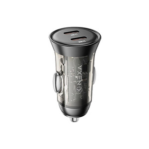 شارژر فندکی فست شارژ نکسا (Nexa) مدل R25 دو پورت Type-C توان 45 وات