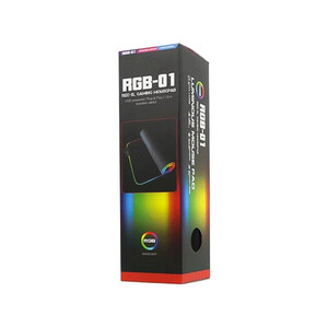 ماوس پد گیمینگ نورپردازی دار RGB-01 سایز 30×80  سانتی‌متر