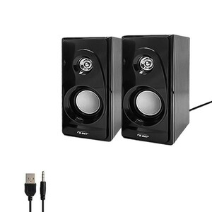اسپیکر دو تکه رومیزی دی نت (D-net) مدل DT-15 مخصوص لپ تاپ و کامپیوتر