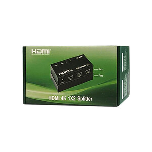 اسپلیتر یک به دو HDMI مدل 4K | مبدل 1 به 2 خروجی تصویر (1x2 Splitter)