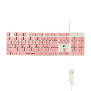 کیبورد با سیم میکوسو مدل KB-052U | صفحه کلید رنگی اداری و خانگی  ۲. توضیح کوتاه: