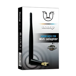 کارت شبکه بی سیم USB آنتن دار نوناپ مدل W113 (سرعت  300 مگابیت)