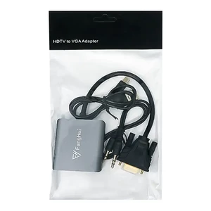 مبدل VGA به HDMI اکتیو فنگ هویی (FengHui) به همراه خروجی صدا