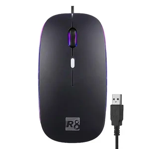 ماوس باسیم R8 (آر ایت) مدل  1612 با نورپردازی RGB