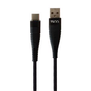 کابل فنری تبدیل USB به Type-C تسکو (TSCO) مدل TC C180 طول ۱ متر