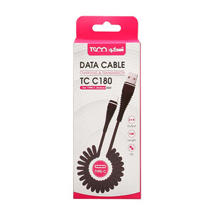 کابل فنری تبدیل USB به Type-C تسکو (TSCO) مدل TC C180 طول ۱ متر3