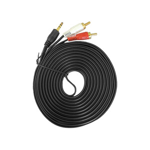 کابل تبدیل صدا 3.5 میلی‌متری به 2RCA مینی اسکای (Minisky) طول ۵ متر