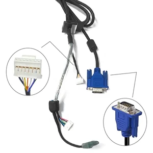 کابل تعمیری مانیتور VGA به سوکت ۶ و ۷ پین (نویزگیردار)