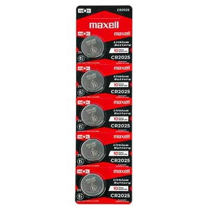 باتری سکه ای مکسل (Maxell) مدل CR2025 لیتیومی بسته  5 عددی