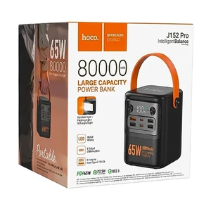 پاوربانک 80000 میلی‌ آمپر هوکو مدل J152 PRO (توان 65 وات)