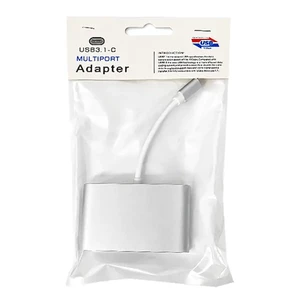 مبدل تایپ سی به VGA و USB 3.0 (هاب ۳ کاره Type-C)