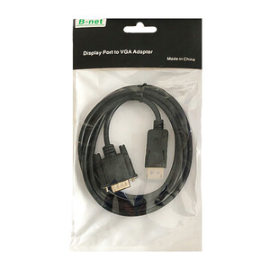کابل تبدیل DisplayPort به VGA بی نت طول 1.5 متر | B-net DP to VGA Cable