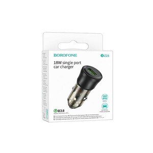 شارژر فندکی 18 وات بروفون مدل BZ23 تک پورت | Borofone BZ23 Car Charger QC3.02