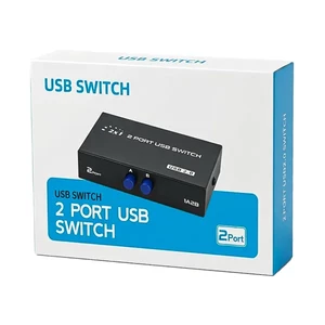 سوئیچ دستی ۲ پورت پرینتر و USB مدل 1A2B ( USB 2.0 Switch 2 Port)3