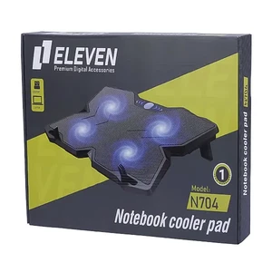 پایه خنک‌کننده لپ‌تاپ ایلون مدل N704 مجهز به ۴ فن و نورپردازی LED6
