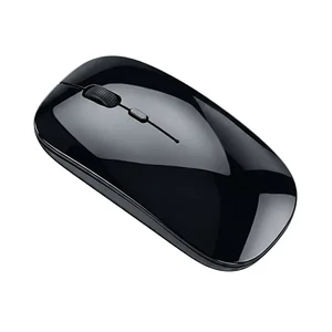 ماوس بی‌سیم باریک طرح اپل مدل 4D با دانگل نانو 2.4GHz و کلید تنظیم DPI