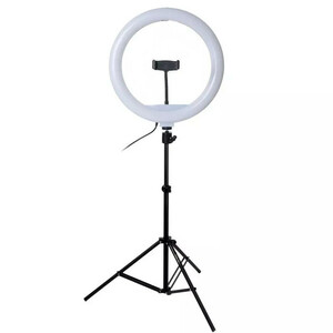 رینگ لایت مدل LJJ-33 RGB سایز ۱۳ اینچ به همراه پایه ۱۷۰ سانتی‌متری