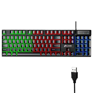 کیبورد مخصوص بازی سیمی ایلون Eleven مدل GK101 با نورپردازی RGB