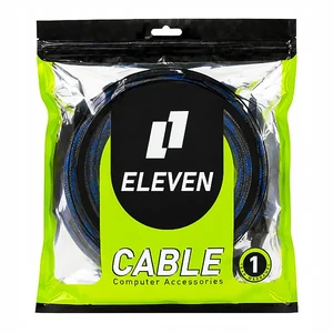 کابل HDMI ایلون Eleven طول ۲۰ متر با روکش کنفی و سوکت فلزی