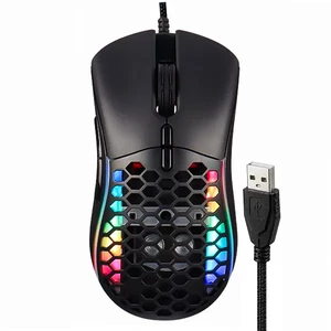 ماوس مخصوص بازی ایلون Eleven مدل GM8 (با دو قاب قابل تعویض و قابلیت تنظیم وزن)