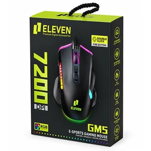 ماوس مخصوص بازی ایلون Eleven مدل GM5 (با کلید دابل کلیک فایر و وزن قابل تنظیم) 4