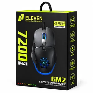 ماوس گیمینگ ایلون مدل GM2 با دقت 7200 DPI و نورپردازی RGB 4