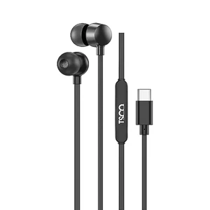 هندزفری تایپ‌سی تسکو مدل TH 5083 با رابط USB-C و میکروفون داخلی