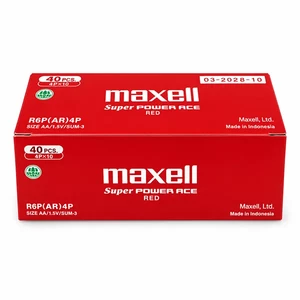 باتری قلمی مکسل (Maxell) مدل Super Power Ace - بسته ۴ عددی