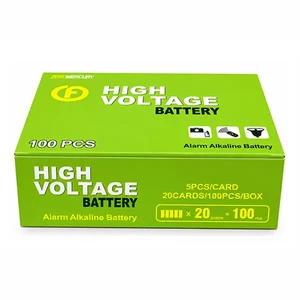 باتری ریموتی ۱۲ ولت ۲۷A برند High Voltage - بسته ۵ عددی