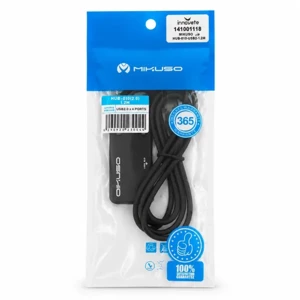 هاب ۴ پورت USB 2.0 میکوسو (Mikuso) مدل HUB-010 با کابل ۱.۲ متری